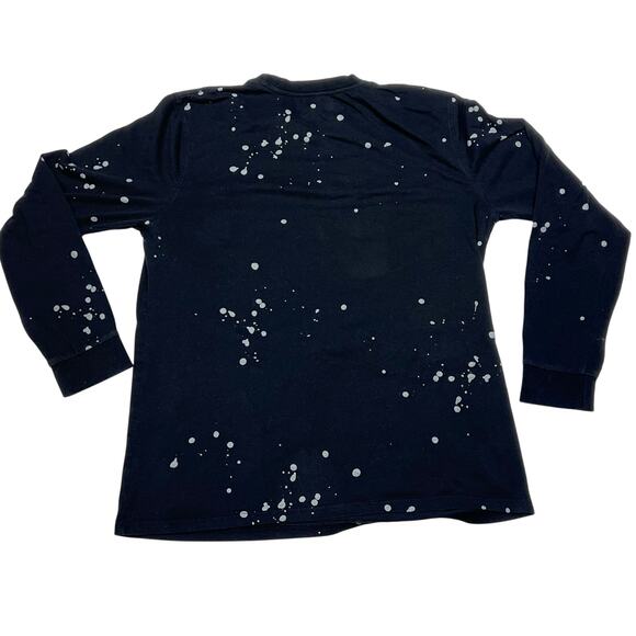 LED ZEPPELIN USA 1977 Graphics Long Sleeve Black Spotted Shirt Large Black Used - Picture 2 of 4